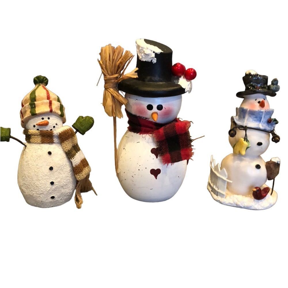 Snowmen figurines